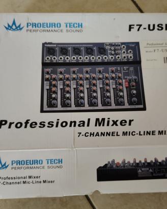 Mixer Audio Professionale Proeuro Tech F7-USB – 7