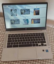HP Chromebook 14" - colore argento
