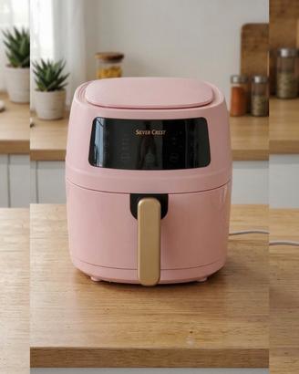 Friggitrice ad aria Silver Crest 8 L rosa