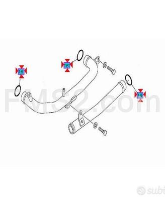 ORING POMPA ACQUA T MAX 500 TMAX 500 2001>2011
