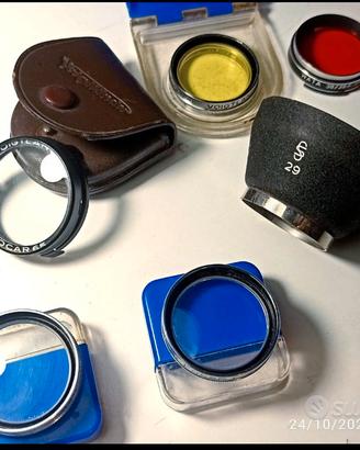 VOIGTLÄNDER filtri vari,  6 filtri c/ast.+paraluce