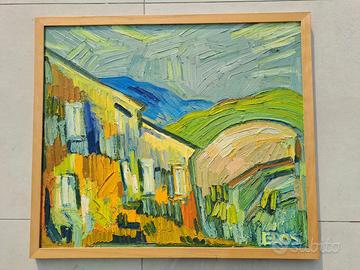 EROS RIZZO: Olio su Tela con cornice 1996 70x60