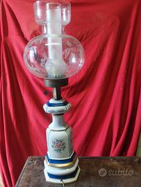 Lampada vintage capodimonte 