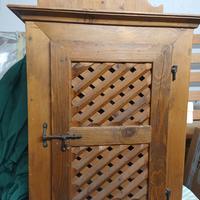 Mobiletto a parete primi 900 in legno