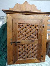 Mobiletto a parete primi 900 in legno