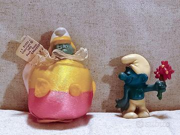 Lotto 2 Puffi Vintage anni '80