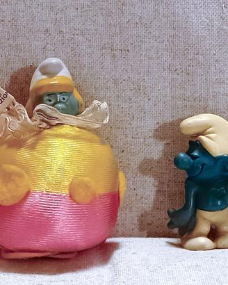 Lotto 2 Puffi Vintage anni '80