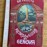 LIBRETTO CARTOLINE E GUIDA GENOVA ANNI 30/40