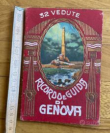 LIBRETTO CARTOLINE E GUIDA GENOVA ANNI 30/40