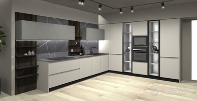 CUCINA ANGOLARE 420X335CM 5 ELETTRODOMESTICI