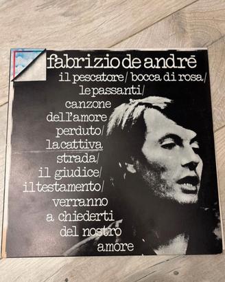 vinile Fabrizio De André ristampa Orizzonte