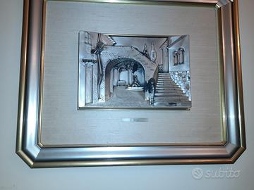 Quadro in argento  800 autentico