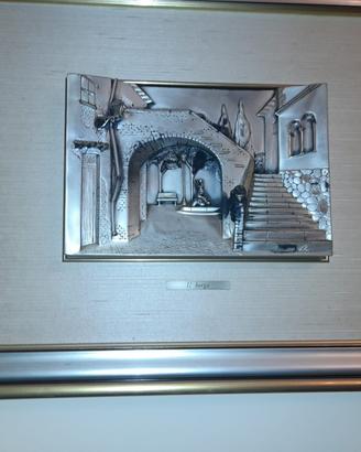 Quadro in argento  800 autentico