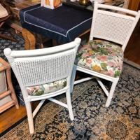 n.2 sedie McGuire in rattan laccate 