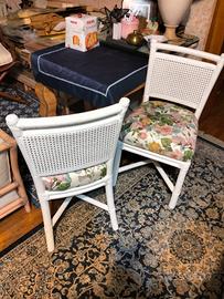 n.2 sedie McGuire in rattan laccate 