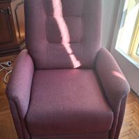 Poltrona reclinabile elettrica