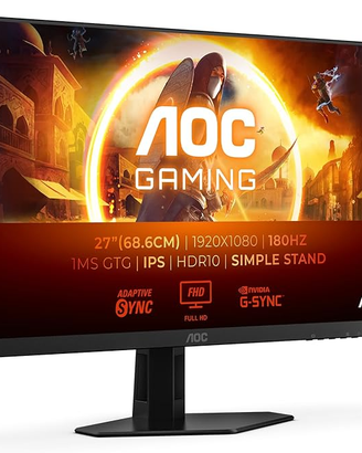 MONITOR AOC 23.8" 1920x1080|180 hz|G.sync| 0.5 ms