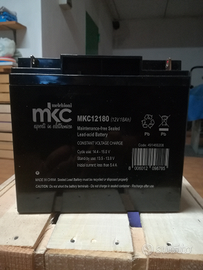 Batteria per impianto di allarme