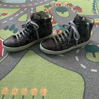 Sneakers alte in vera pelle Nero Giardini 34