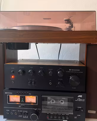 Impianto Hi-Fi vintage Kenwood completo