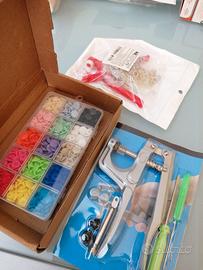 Pinza per bottoni automatici metallo e plastica