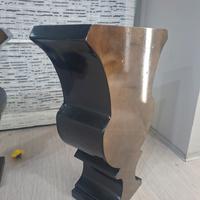 vaso moderno in resina