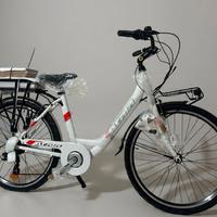 Bici elettrica Atala E-run 6.1 white/red matt