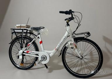 Bici elettrica Atala E-run 6.1 white/red matt