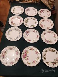 servizio piatti Royal Albert Flower of the month 
