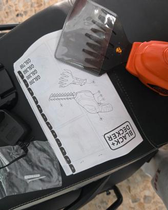 taglia erba siepi portatile black+decker