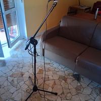 microfono ed asta