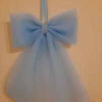 fiocco nascita in tulle