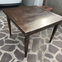Tavolo in legno 100x100 allungabile