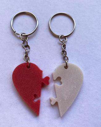 Portachiave metà cuore