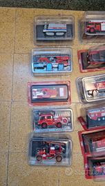 Modellini automezzi dei vigili del fuoco