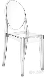 Sedia Kartell Victoria Ghost trasparente - Starck