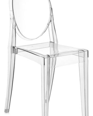 Sedia Kartell Victoria Ghost trasparente - Starck