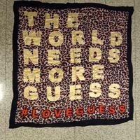 sciarpa maculato con scritta, Guess 