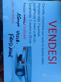 Carrello rimorchio per auto