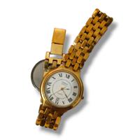 Orologio Yema dorato al quarzo vintage