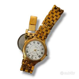 Orologio Yema dorato al quarzo vintage