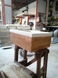 Lavabo da giardino in cemento 