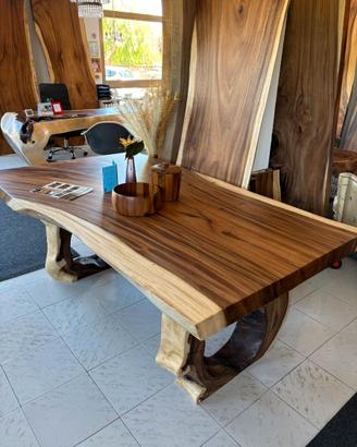 Tavolo in Legno Massello di Acacia Thailandese