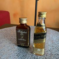 whisky bottigliette mignon
