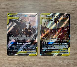 Umbreon e Darkrai gx e Espeon e Deoxys gx