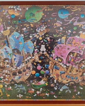 Quadro puzzle Mordillo The Kiss 1632