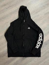 Felpa con zip e cappuccio taglia XL adidas