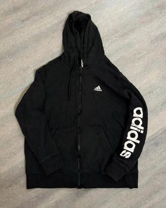 Felpa con zip e cappuccio taglia XL adidas