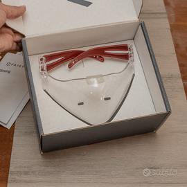 mascherina anti appannamento per occhiali, nuova