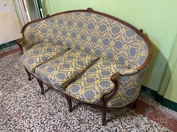 Divano + 2 poltrone  stile Luigi Filippo